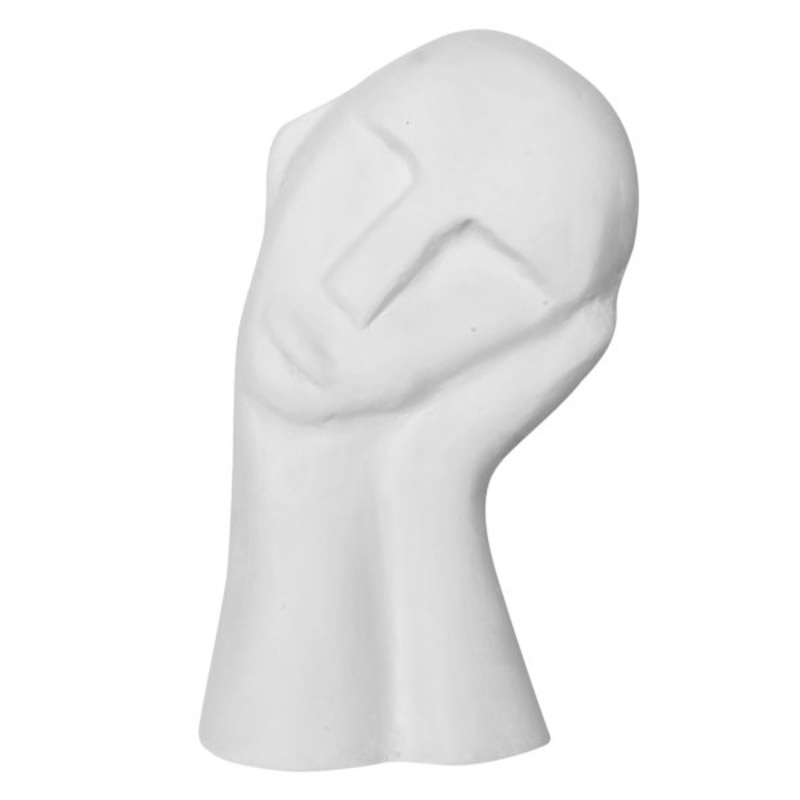 Sleeping Head Figurine, 10″