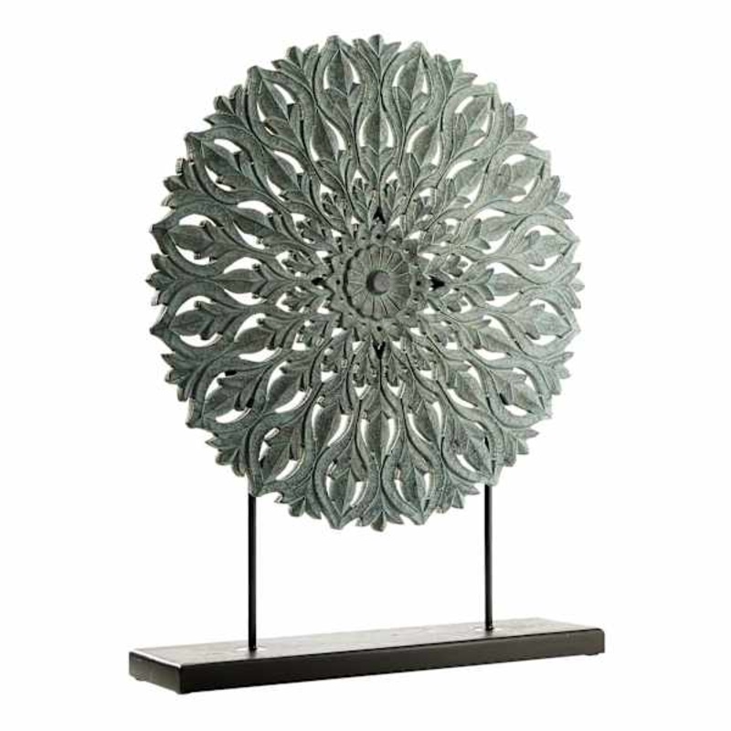 Sun Carved Medallion Decor, 30″