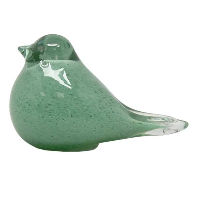 Tracey Boy Aqua Bubble Glass Bird, 6″