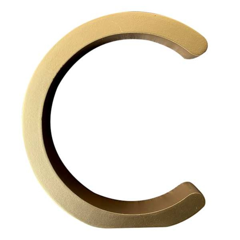 4″ Gold Monogram Letter, C