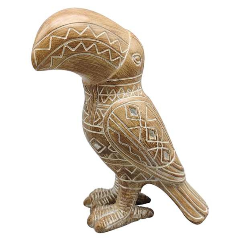 Tracey Boyd Carved Toucan Figurine, 5.5″