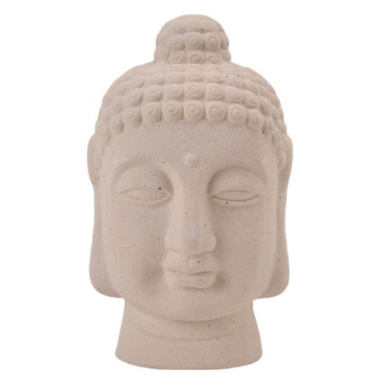 Tracey Boyd Ceramic Buddha Head Decor, 9.5″