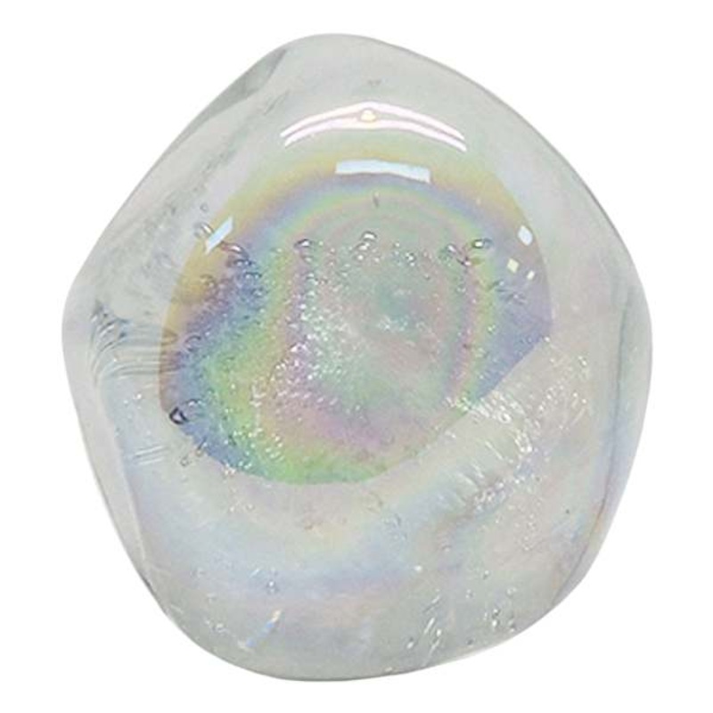 Tracey Boyd Clear Luster Glass Paperweight, 3″