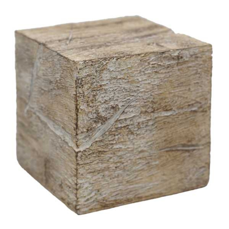 Tracey Boyd Wood-Look Block Table Decor, 4″