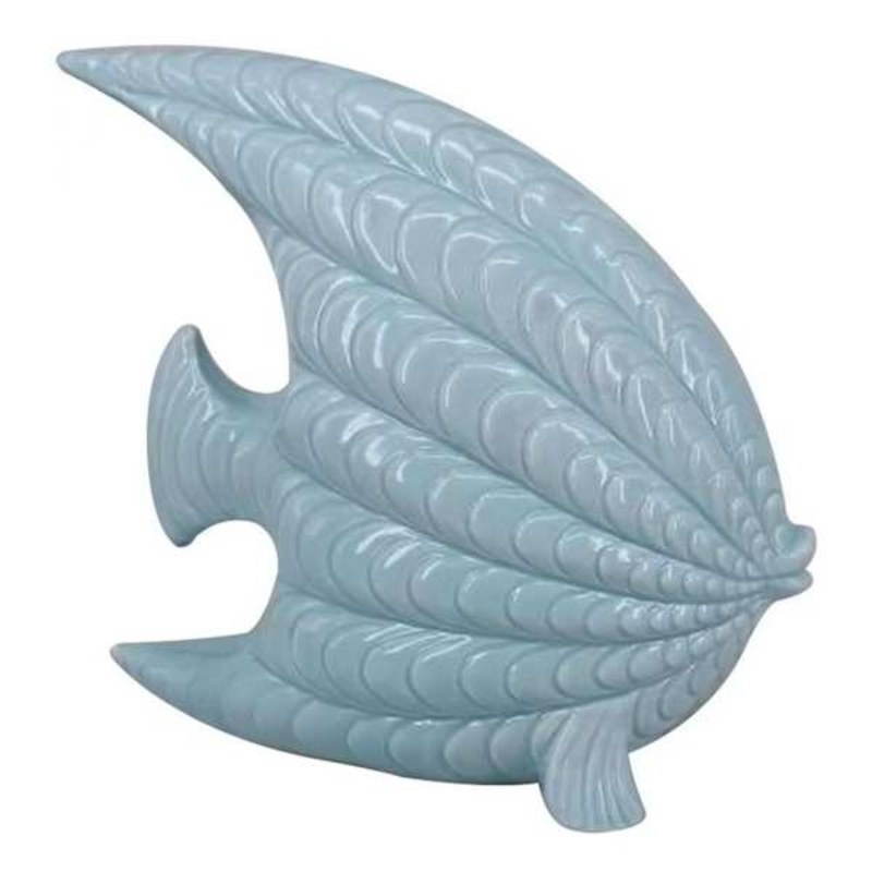 Ty Pennington Blue Ceramic Fish, 8.4″