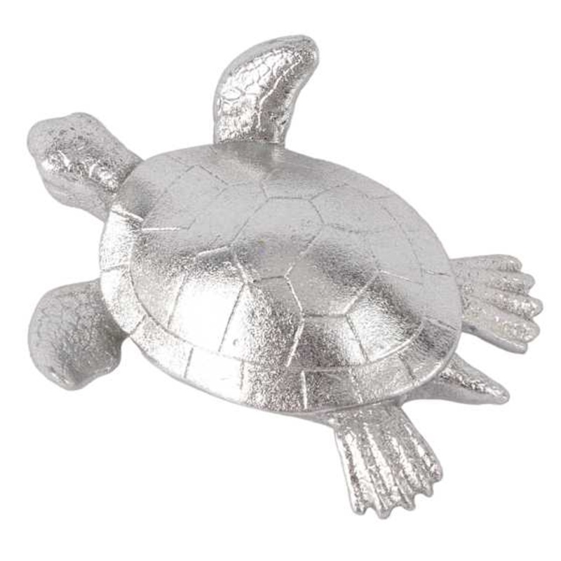 Ty Pennington Metallic Sea Turtle Figurine, 6″