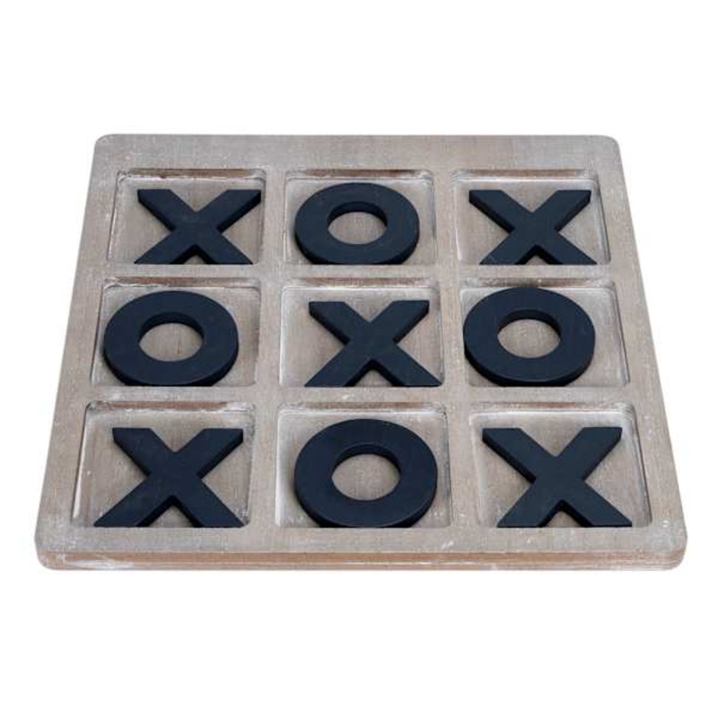 Ty Pennington Tic-Tac-Toe Table Decor, 15″