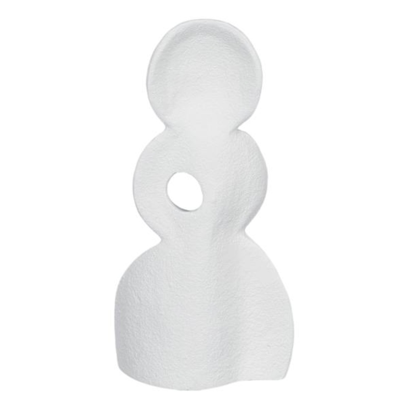 White Metal Decor, 8″