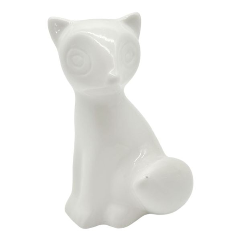 White Porcelain Fox, 2×3