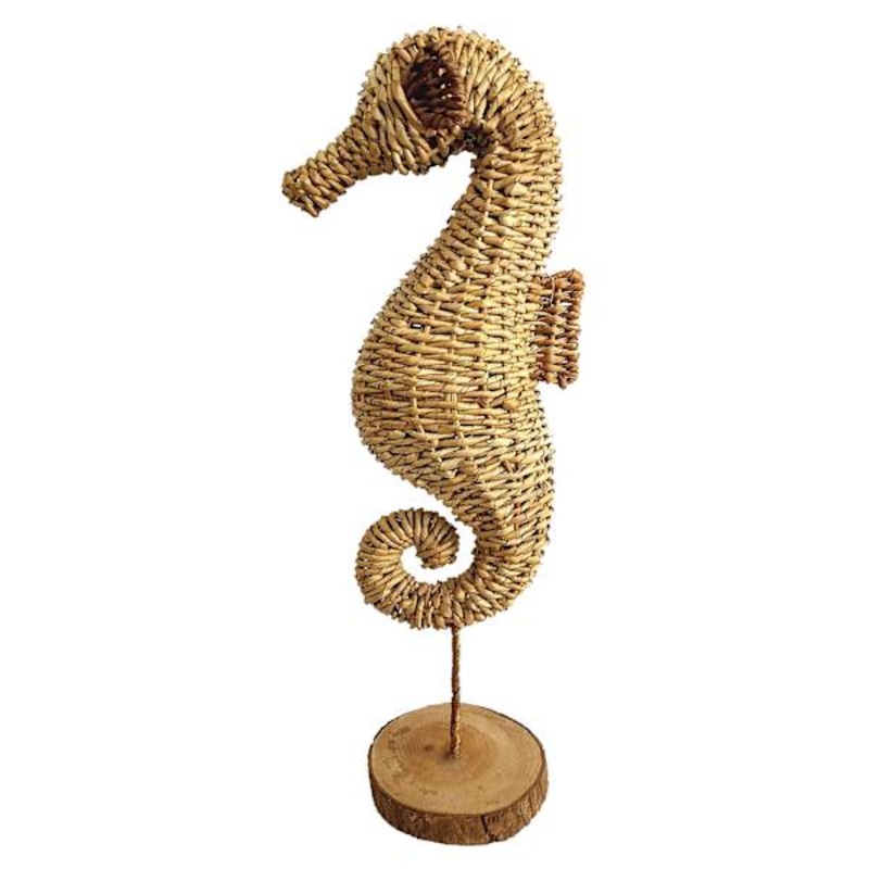 Wicker Seahorse, 23.5″