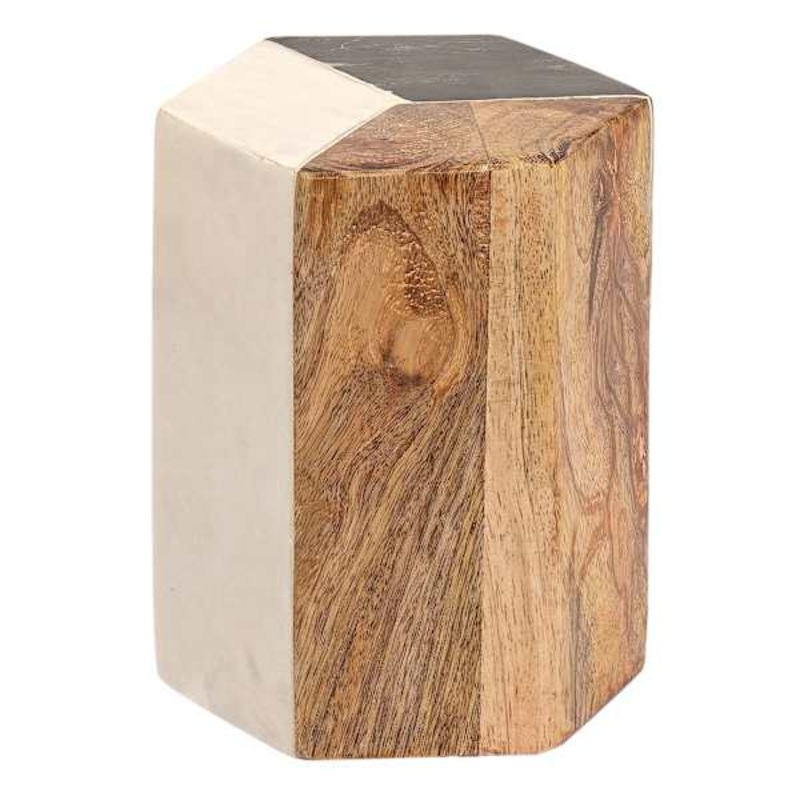 Wood & Marble Figurine, 4×5
