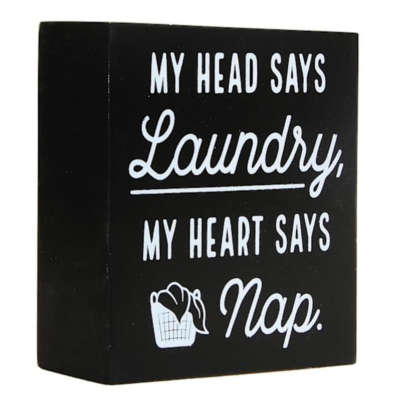 5X5 Heart Says Nap Block