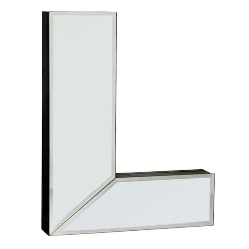 7″ Metal Square Monogram Letter, L