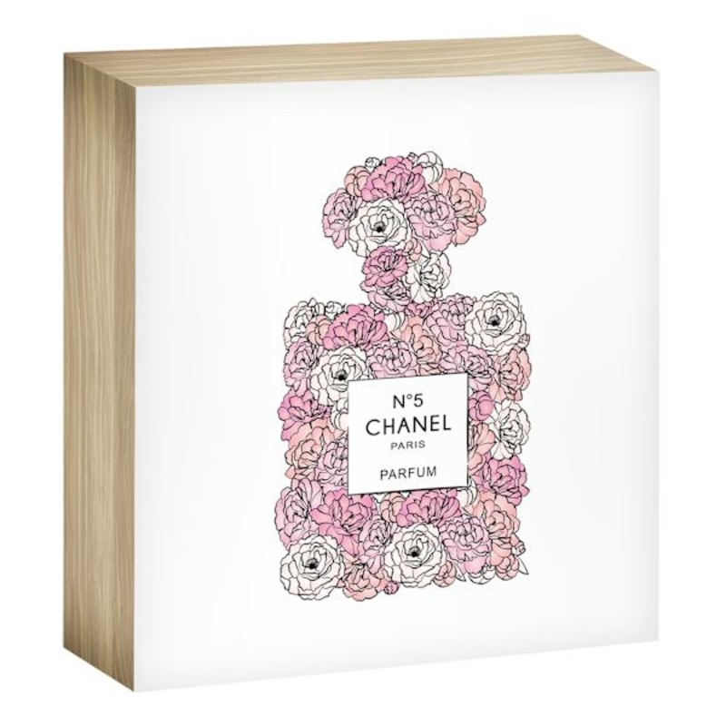 8X8 Flower Spray Tabletop Art