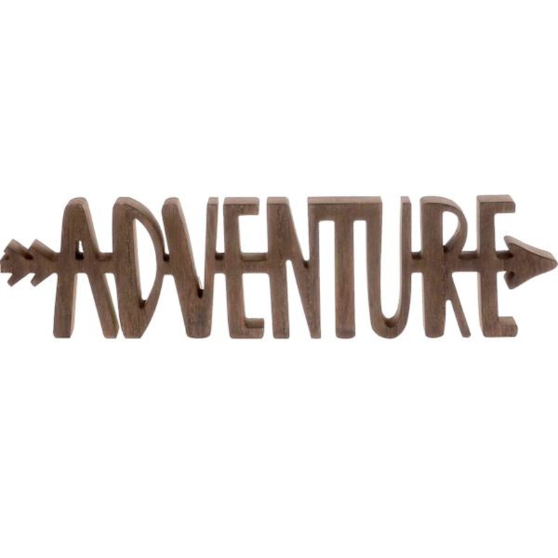 Adventure Cutout Sign, 16×4
