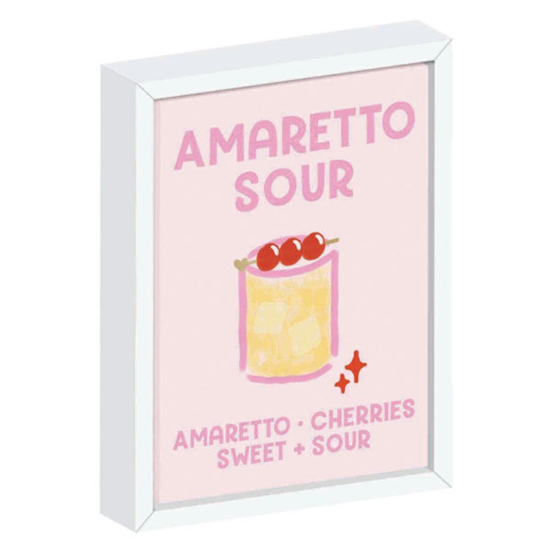 Amaretto Sour Canvas Art, 5×7