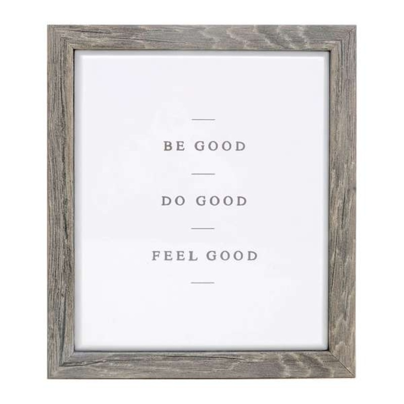 Be Good Framed Table Sign, 5×6