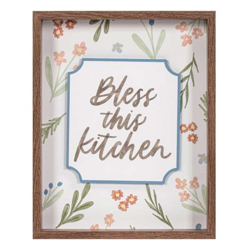 Bless This Kitchen Table Sign, 8×10