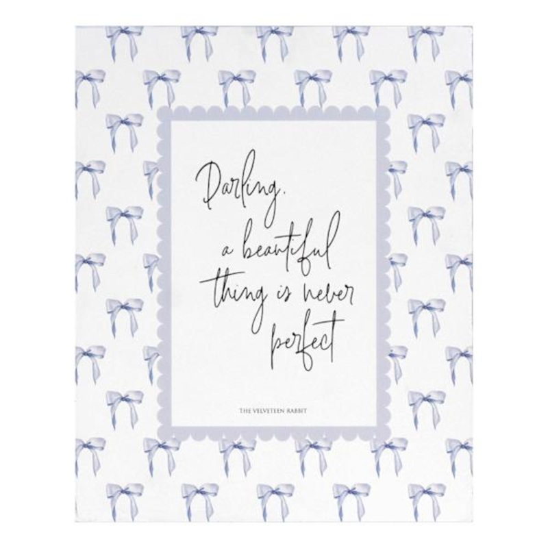 Blue Bow Perfect Box, 8×10