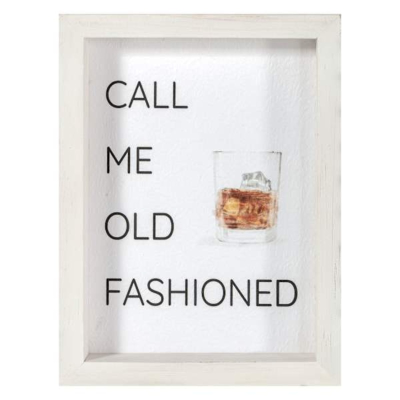 Call Me Old Fashioned Block Sign, 6×8