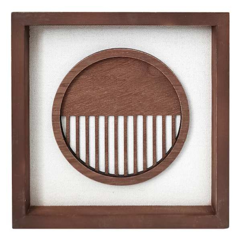 Canvas Wooden Decor, 8″