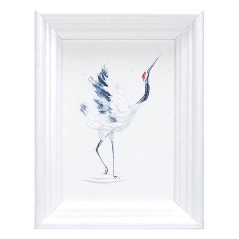 Crane Gold Framed Canvas, 5×7