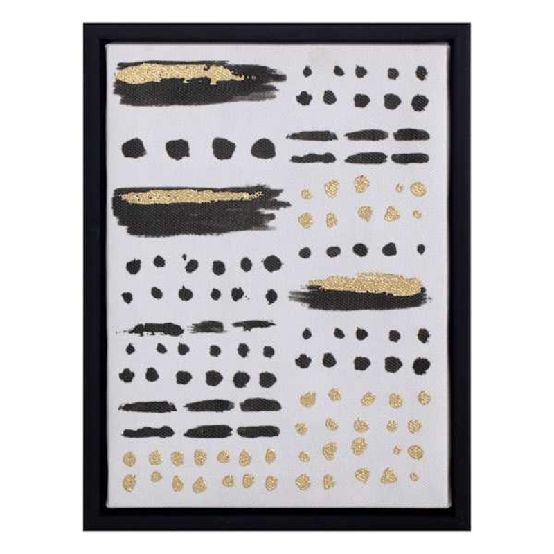 Crosby St. Dots & Dashes Canvas Art, 6×8