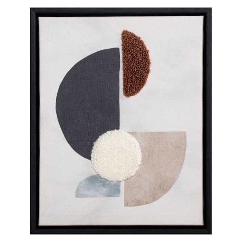 Crosby St. Framed Geometric Abstract Canvas, 8×10