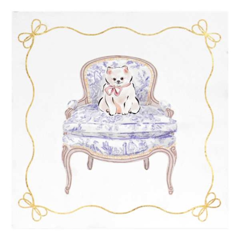 Cute Pomeranian Table Art, 8″