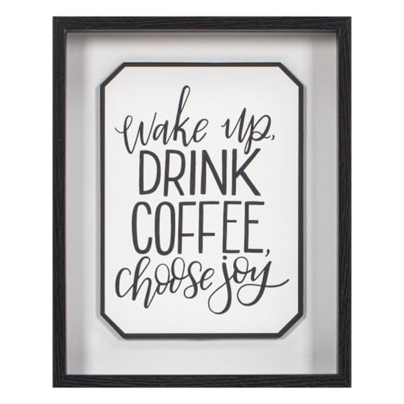 Drink Coffee Table Sign 8×10