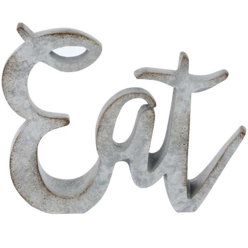 Eat Cutout Table Sign, 6×5