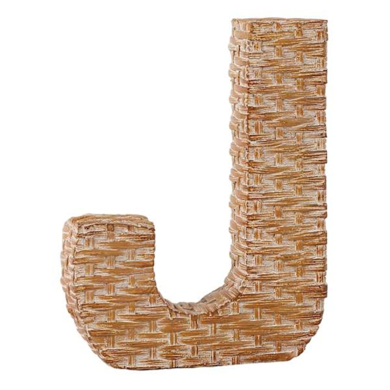 6″ Letter Decor, J