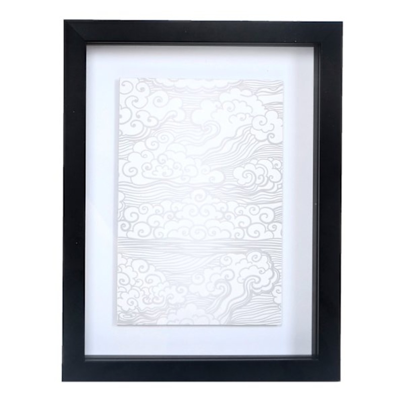 Abstract Lines Framed Wall Art, 6×8