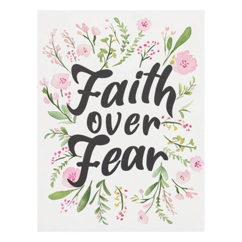 Faith Over Fear Box, 6×8