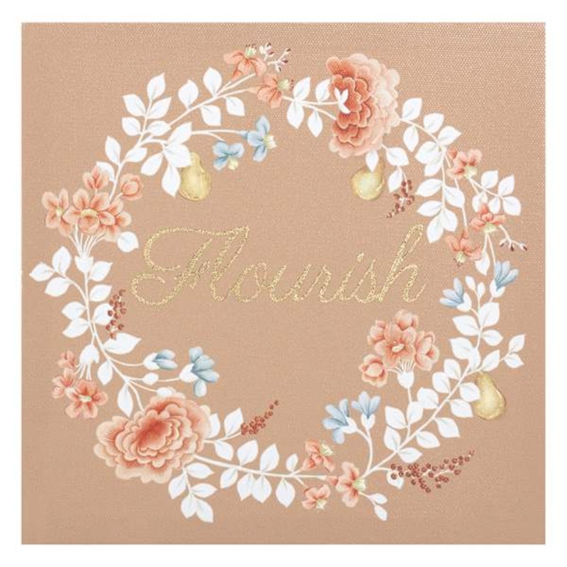 Flourish Canvas Wall Art, 8″