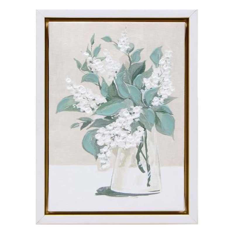 Flower Framed Canvas Art, 5×7