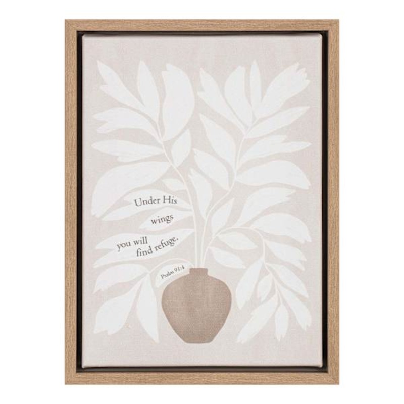 Framed Boho Vase Canvas, 6×8