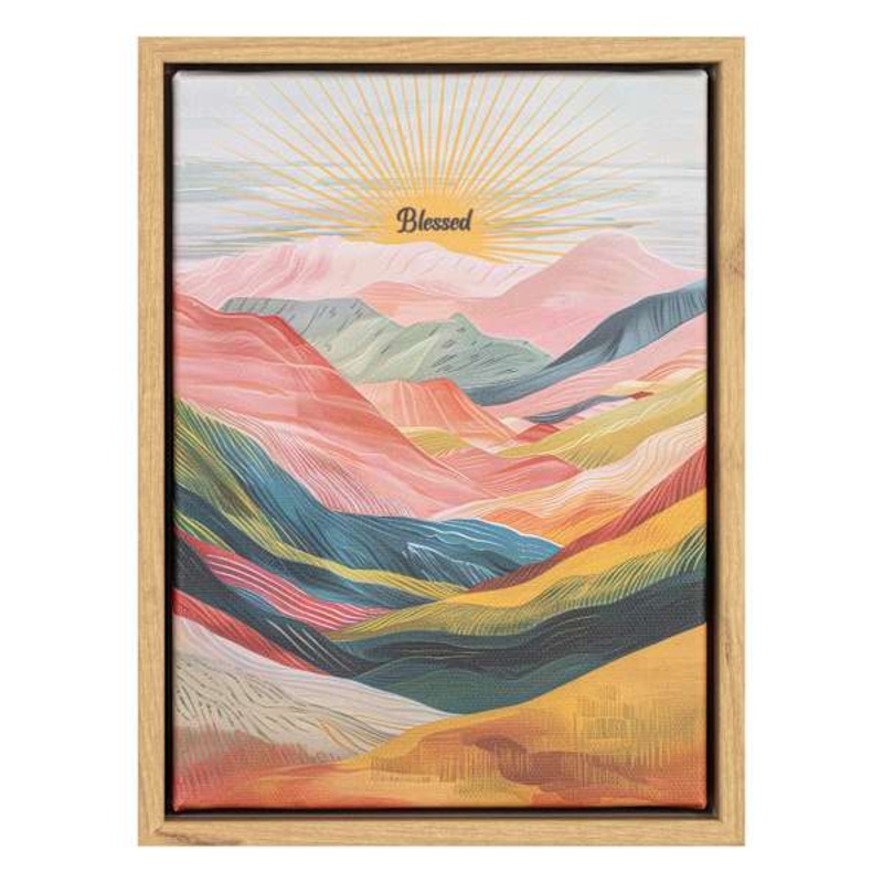 Framed Printed Canvas, 6×8