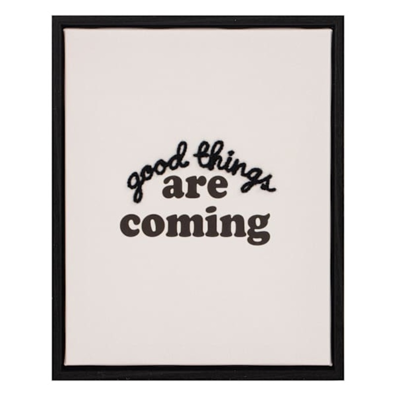 Good Things Coming Framed Art, 8×10