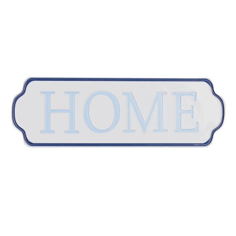 Home Ceramic Wall Sign, 12×4