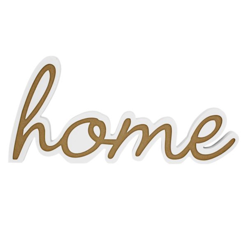 Home Cutout Table Sign, 24×11