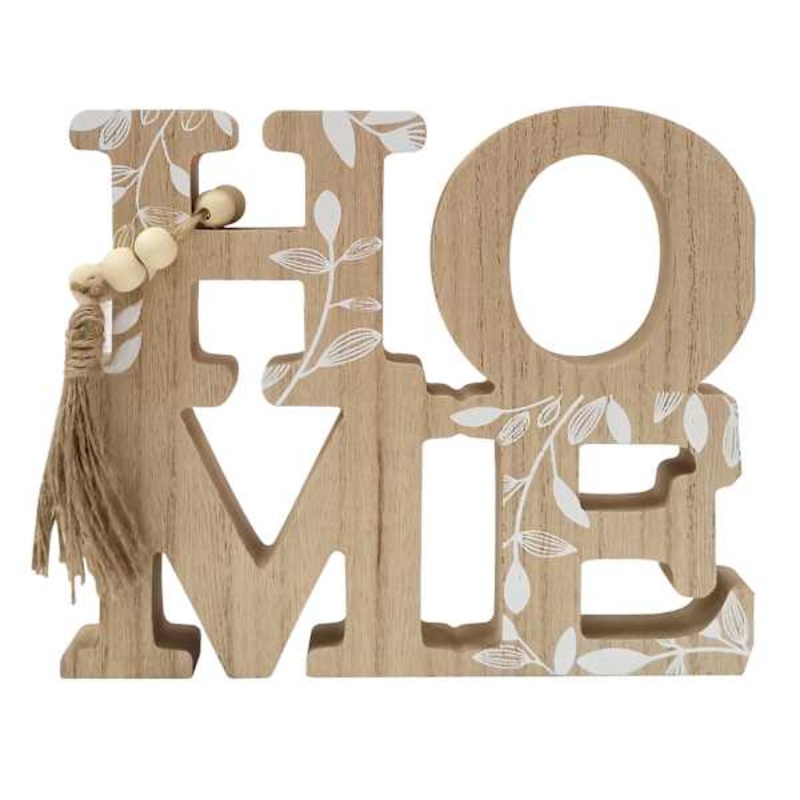 Home Stacked Wood Sign, 7×8