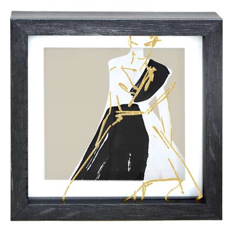 Fashion Lady Tabletop Sign, 6″