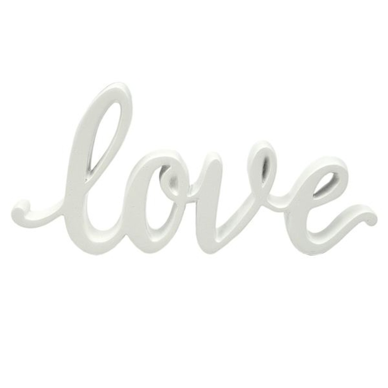 Love Cutout Script Table Sign, 10×5