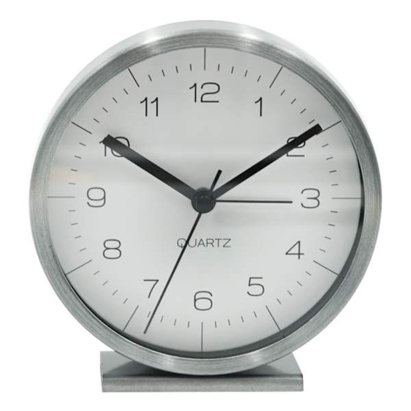 Metal Round Table Clock, 4.5″