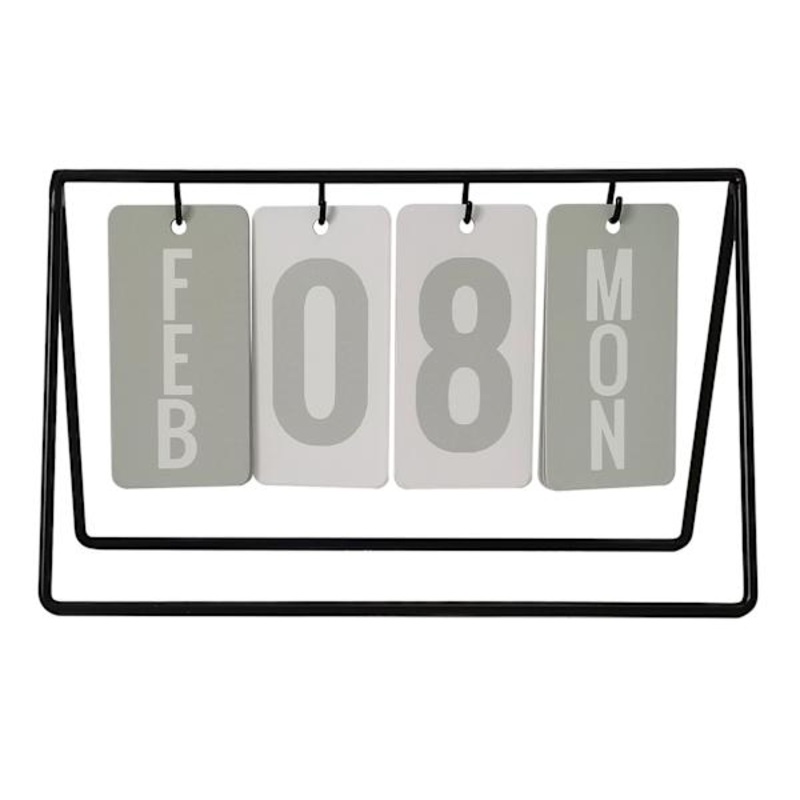 Metal Tabletop Calendar, 10×6
