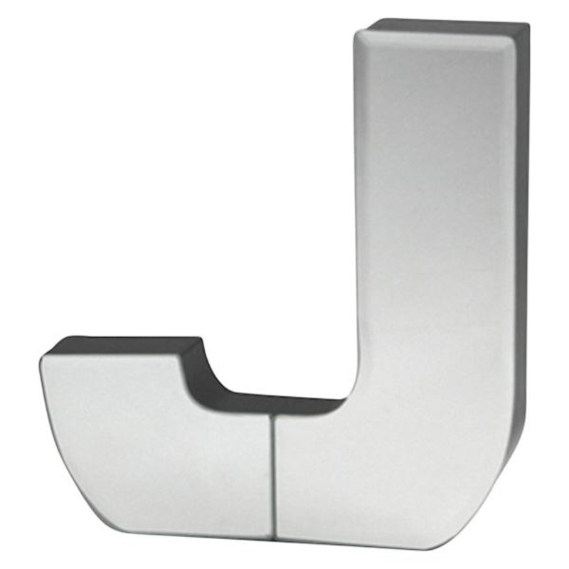 Mirrored Faux Wood Monogram J, 6″