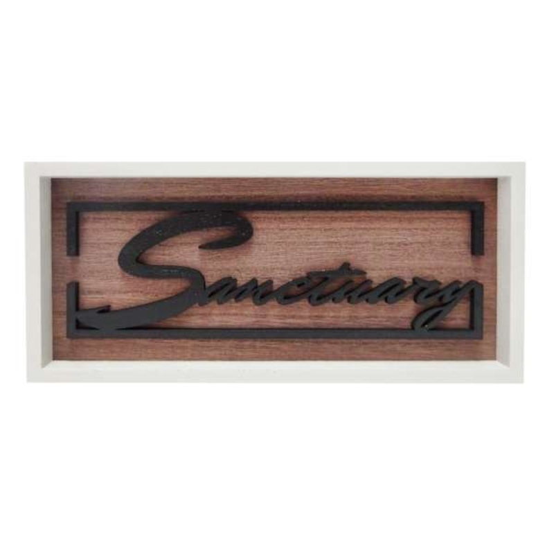 Sanctuary Bock Sign, 12″