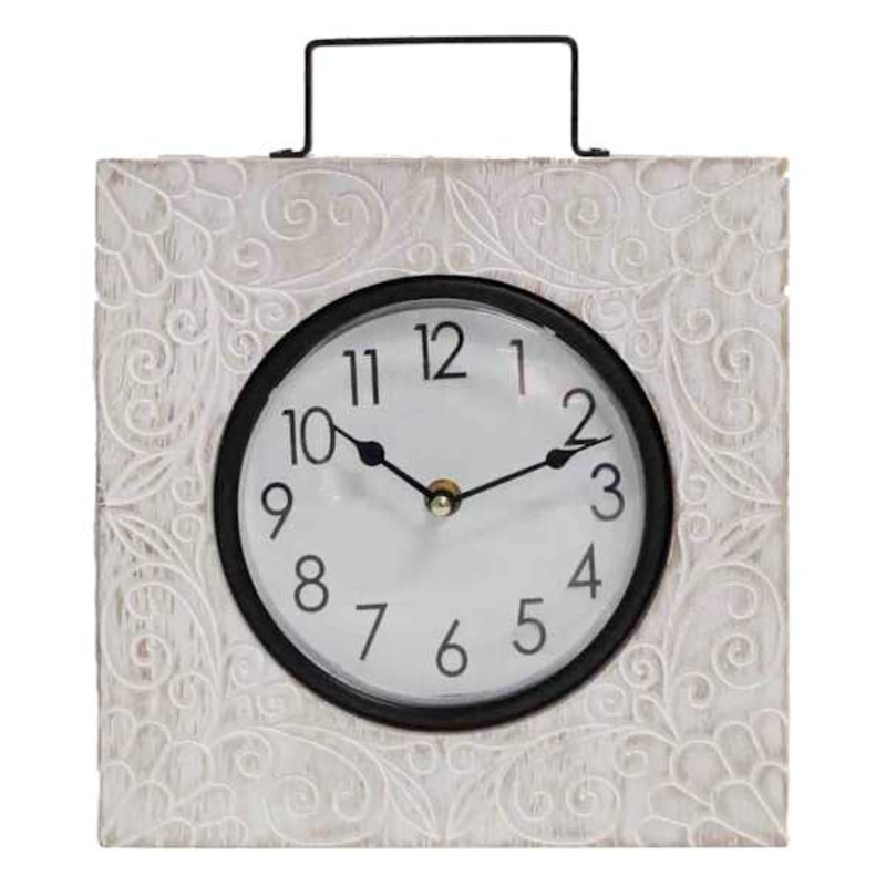Square Decorative Clock, 11.5″