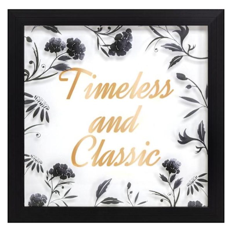 Timeless & Classic Framed Canvas Wall Art, 10″